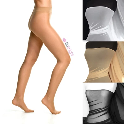 Power Mesh 4 Way Stretch Dressmaking Interior Decor Material- 109 P2 Tia Knight - Image 1 of 4