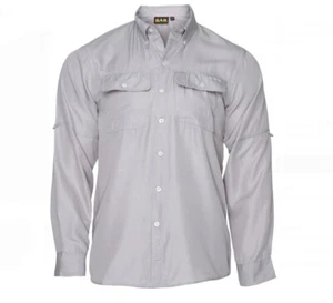 SAIL Casual Men's & Women's Fishing Convertible Shirt UPF 50 sun protection - Foto 1 di 4