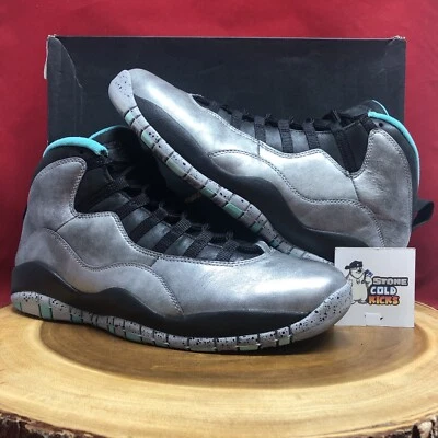 耐克 Air Jordan 10 复古 Lady Liberty 雕像灰色银色 Super Sonics 705178-045 — 第 1/4 张图片