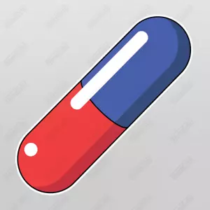 Akira Pill Capsule 45mm x 150mm Sticker / Vinyl Decal / Water & Fade Proof - Picture 1 of 1