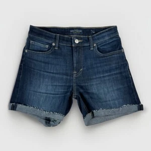 Lucky Brand Ava Skinny Cut Off Jeansshorts Damen Gr. 2/26 W18 Stretch Dark Wash - Bild 1 von 12