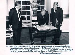 Portugal Fernando Amaral 1925-2009 autógrafo genuino 6"x8"" foto firmada - Imagen 1 de 1