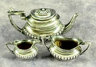 Vtg 1955 Miniature Sterling Silver Tea Set Dollhouse A Martson - Hallmarks - 19g