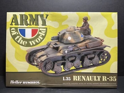 1/35 Heller Humbrol 81133 Renault R-35 Military Tank Kit NEW SEALED - Image 1 of 4