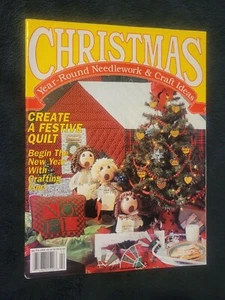 CHRISTMAS 1992 Year-Round Needlework & Craft Ideas Magazine Festive Quilt - Imagen 1 de 12