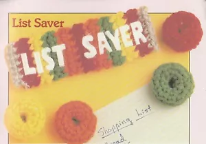 Life Saver Magnetic List Holder - 1-1/2" x 5" - Worsted - Crochet Pattern ONLY - Picture 1 of 2