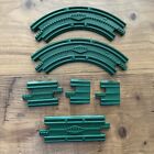 GeoTrax Rail & Road System Replacement Train Track Green Curve Straight End NICE