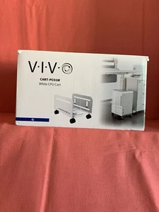 “Final Sale” V. I. V. Cart-PCO1W Rolling Stand CPU CART White New, See Photos - Zdjęcie 1 z 12