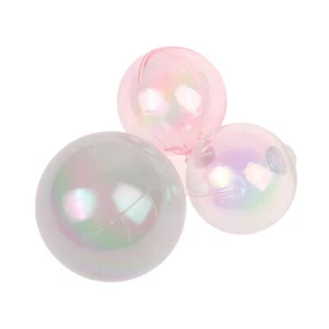 4pcs Colorful Clear Balls Cake Toppers Balls Cupcake Cake Insert Topper - Picture 1 of 14