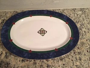 Almalfi Classic Pfaltzgraff Oval Serving Platter by Pat Farrell - Picture 1 of 9