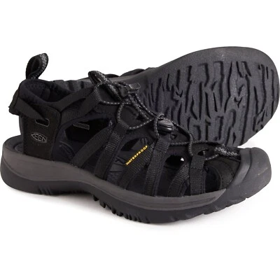 Sandálias femininas Keen Whisper pretas - Imagem 1 de 4