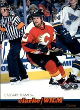 1999-00 Pacific Calgary Flames Hockey Card #64 Clarke Wilm