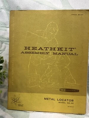 Raro manual de montaje localizador de metal Heathkit GD-48 1969 vintage con desplegables Foto 1 de 4