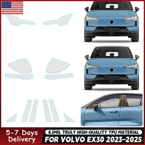 Sujetador transparente brillante película de protección de pintura precortada PPF TPU para Volvo EX30 2023-2025 - Imagen 1 de 24