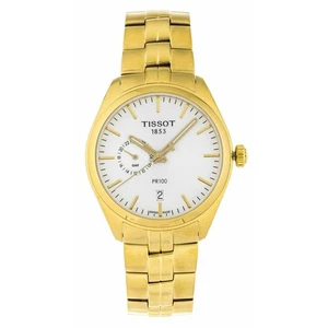 Reloj de cuarzo Tissot PR 100 Dual Time T-Classic dos tonos para hombre T101.452.33.031.00 - Imagen 1 de 3
