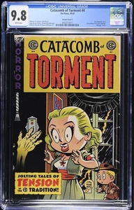 Catacumb of Torment #4 - Jay Stephens 1:10 Incentive EC Homenaje Cubierta - CGC 9.8 - Imagen 1 de 2