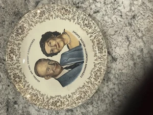 Piatto President Dwight & 1st Lady Mamie Eisenhower - "America's First Family" - Foto 1 di 3