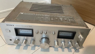 Sony TA-F5 Integrated Stereo pre-main amplifier Audio Japan Silver AC100V - Image 1 of 4