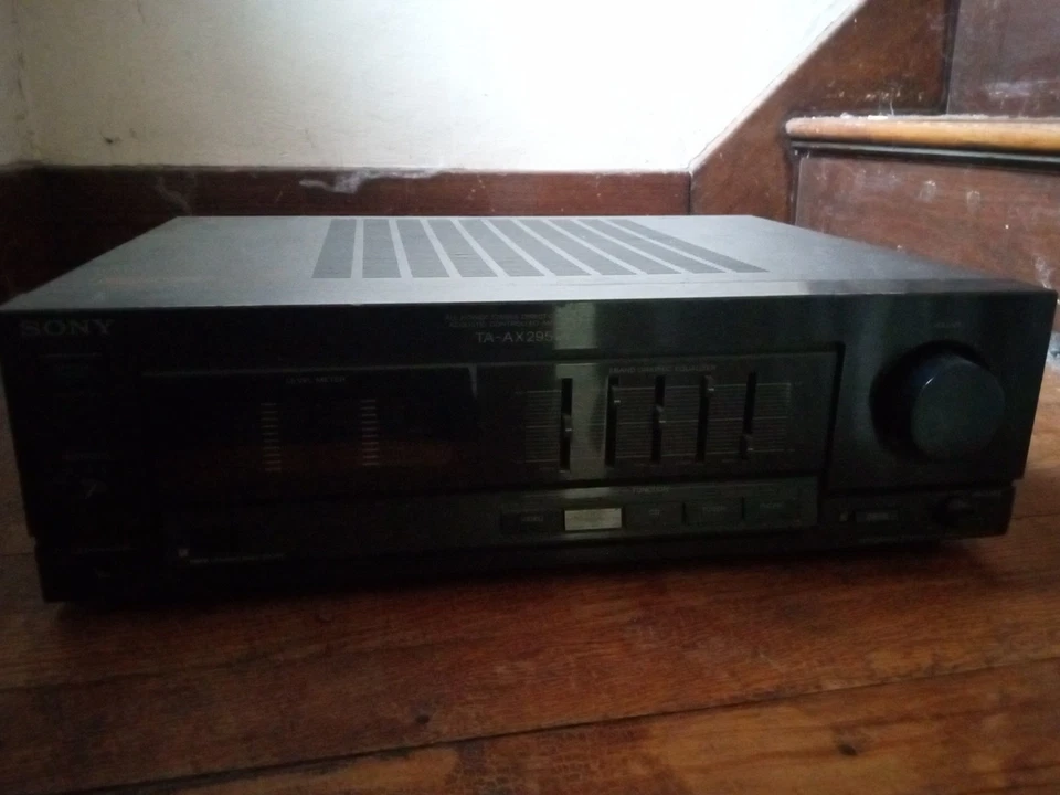 Sony TA-AX295 5-Band Graphic Equalizer Integrated Stereo Amplifier W/O Remote - Image 1 of 1