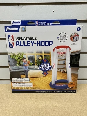 Juego de aro de baloncesto de juguete inflable Franklin Sports NBA Alley-Hoop para niños Foto 1 de 2