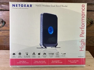 NIB Netgear N600 Wi-Fi Wireless Dual Band Router WNDR3400 - Picture 1 of 14