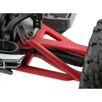 RPM 80699 Front Upper & Lower Suspension A-Arms(4) Red: 1/16 E-Revo/Grave Digger - Image 1 of 2