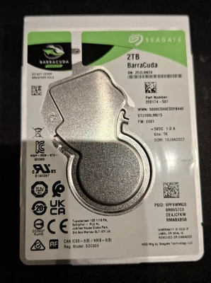 SEAGATE BARRACUDA ST2000LM015 2TB 2.5'' 5400RPM 6GB/s HDD HARD DRIVE Top Zustand - Bild 1 von 4