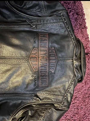 Chaqueta de cuero para mujer Harley-Davidson talla 1W Foto 1 de 4