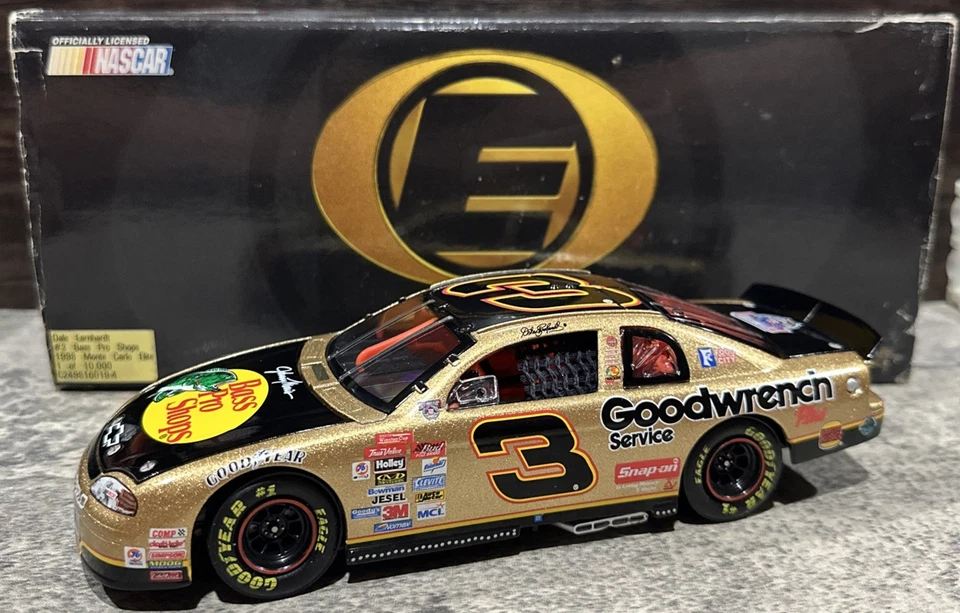 1998 Dale Earnhardt #3 Bass Pro Shops Elite 1/24 Action Elite Nascar Diecast - Image 1 of 4