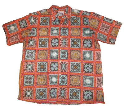 Camisa De Colección Años 90 Reyn Spooner ROTARY Internacional Hawaiana Estampado Reverso Para Hombre XL Foto 1 de 4