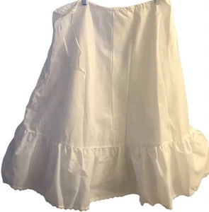 Lady Grace White 2 Layer Pouf Slip Adjustable Waist Adjustable Waist One Size - Picture 1 of 4