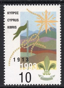2285 - Cyprus 1993 - The 80th Anniversary of Scouting in Cyprus - MNH - Picture 1 of 2