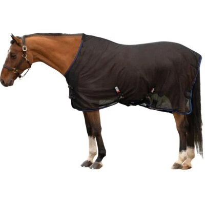 Schneiders Lux Ceramic Therapy Air Mesh Horse Stable Sheet |Black | Various Size - Image 1 of 4