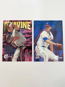 Lotto carte baseball 1996 & 1997 Skybox Circa Tom Glavine #69 #99 Braves HOF - Foto 1 di 2