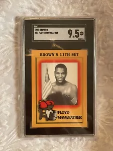 1997 Brown's Boxing #51 Floyd Mayweather RC Rookie SGC 9.5 MINT+ INVEST 📈 - Picture 1 of 2