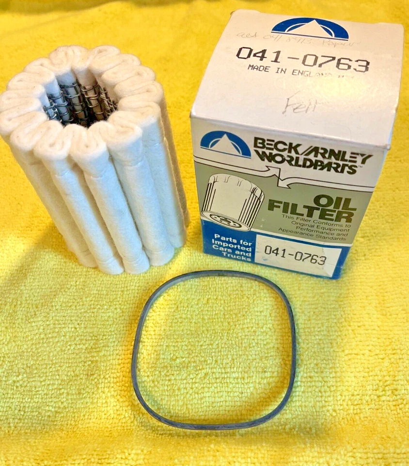 Beck/Arnley-UK Felt Oil Filter for Austin A-35, A-40, Mini Cooper, Sprite, Foto 1 de 1
