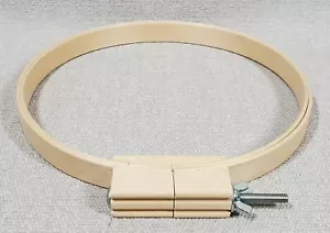 Hand EMBROIDERY QUILTING HOOP 9½-10" x ¾" WOOD Very Good Condition Used - Picture 1 of 3