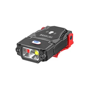 New USB Rechargeable Induction LED-Headlamp Clip On Cap Night Fishing Lamp - Picture 1 of 21