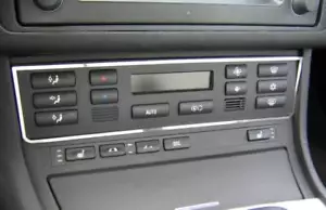 D Chrom Rahmen für die Klimabedieneinheit Klima / BMW E46 - Edelstahl poliert - Picture 1 of 3