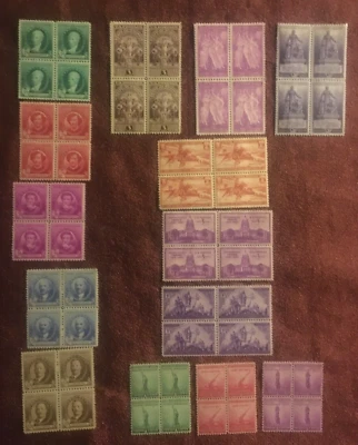 US Stamps  ,Scott # s below - Blocks of 4 - MNH , 7124 - Image 1 of 2