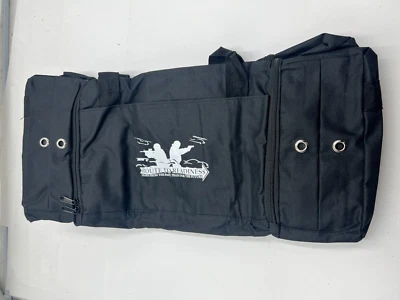 Bolso de Lona de la Guardia Nacional del Ejército Negro Logo ANG Ruta a la Preparación Logo *ENVÍO RÁPIDO Foto 1 de 4