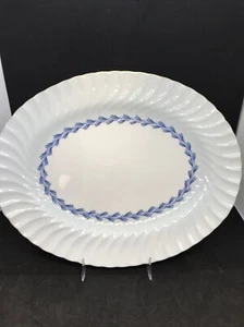 Minton CHEVIOT BLUE Oval Serving Platter 12" - Beautiful! - Picture 1 of 6