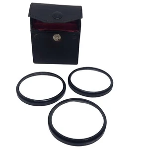 Bower Macro Digital Macro Filter Set 58mm +1 +2 +4 Close Up Vintage Black Case - Picture 1 of 10