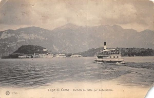 AL7-86B) LAGO DI COMO BATTELLO IN ROTTA PER CADENABBIA - Bild 1 von 2