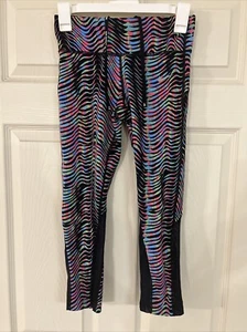NIKE DRI FIT EPIC LUX PRINTED WOMEN'S RUNNING CROP TIGHTS #719848 Sz XS - Picture 1 of 4