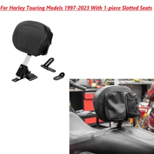 Rider Driver Backrest Pad W/ Storage Bag For Harley Ultra Limited FLHTK 2023 US - Picture 1 of 10