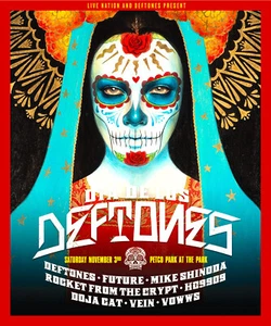 Deftones Concert Poster FREE SHIPPING 12"x18" - Picture 1 of 1
