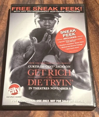 Get Rich or Die Tryin' (DVD, 2005) Circuit City Sneak Peak (Promotional Copy) - Image 1 of 4