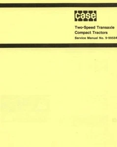 Case 220 222 224 442 444 446 644 646 Tractor Two Speed Transaxle Service Manual - Picture 1 of 1