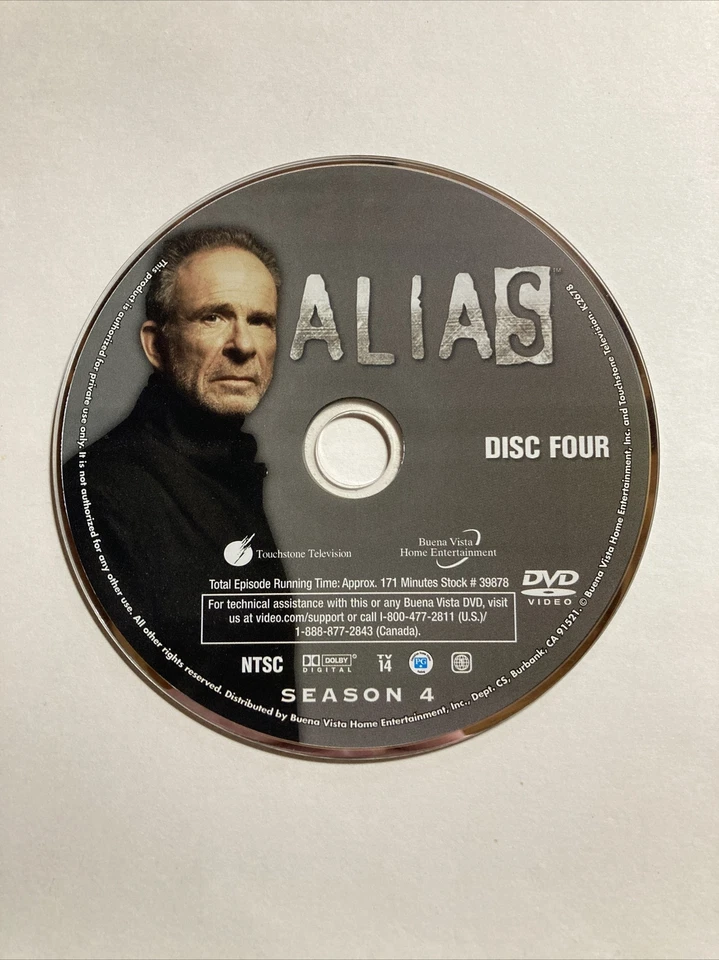 Alias Season 4 Disc 4 Replacement DVD - Image 1 of 1